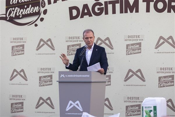 Tören ile Mersin Büyükşehir tarafından Tarsus ve Çamlıyayla’daki 823 üreticiye