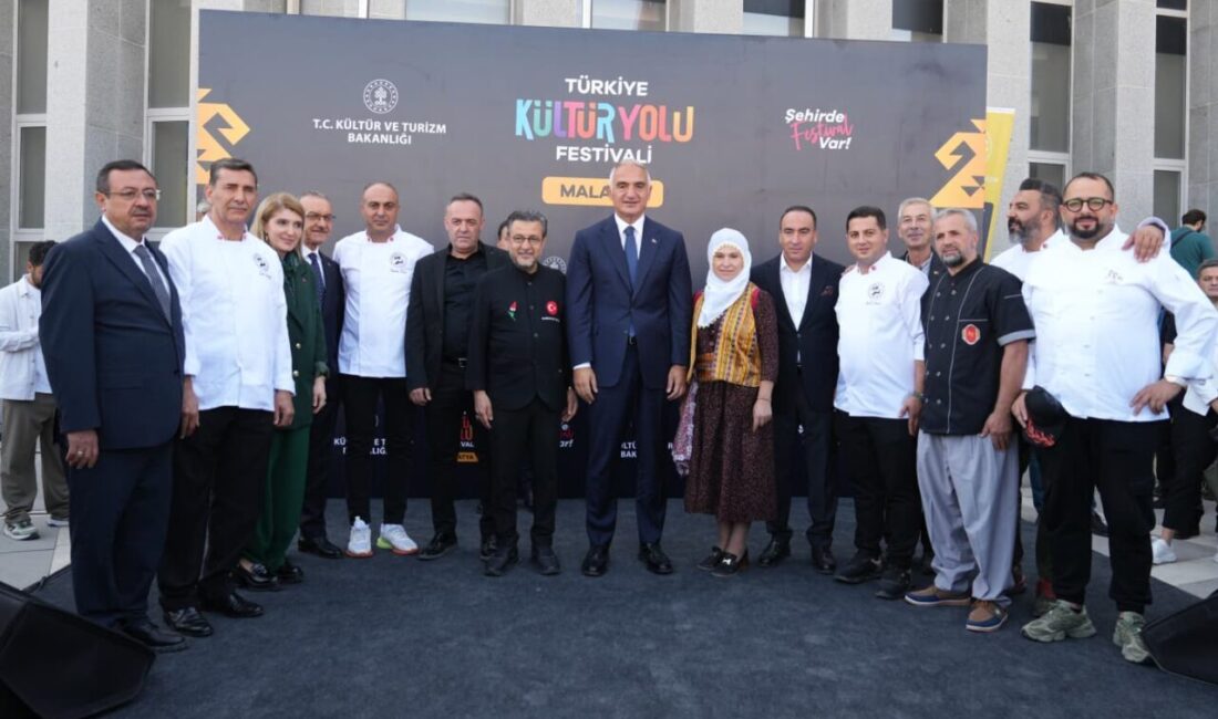 Kültür Yolu Festivalleri kapsamında Malatya’yı ziyaret eden Kültür ve Turizm