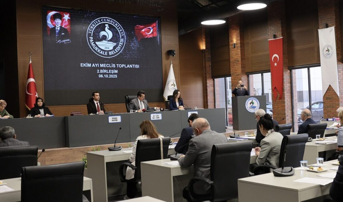 Pamukkale Belediyesi Ekim Ayı Meclis Toplantısı’nda 2026 yılı bütçesi, ücret