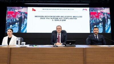 Mersin Büyükşehir Belediye Meclisi’nin Kasım Ayı 3. Birleşimi, Başkan Vahap