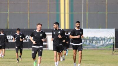 Sarı-yeşilli ekip, günü sabah saatlerinde yaptığı antrenmanla başlattı. Teknik heyet